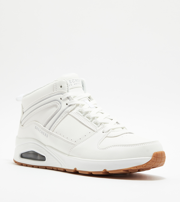 Buy Skechers UNO KEEP CLOSE High Top Sneakers In White