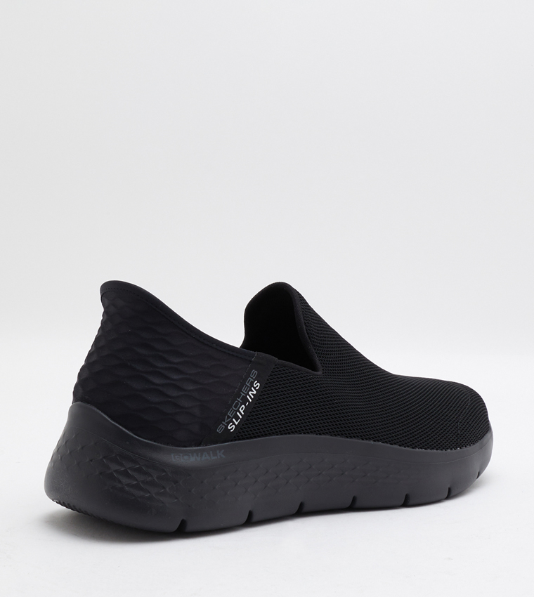 Mesh Detail Slip-On Shoes