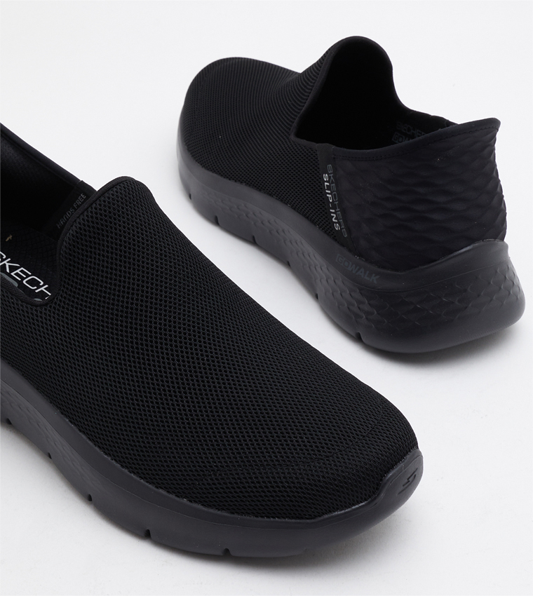 Mesh Detail Slip-On Shoes