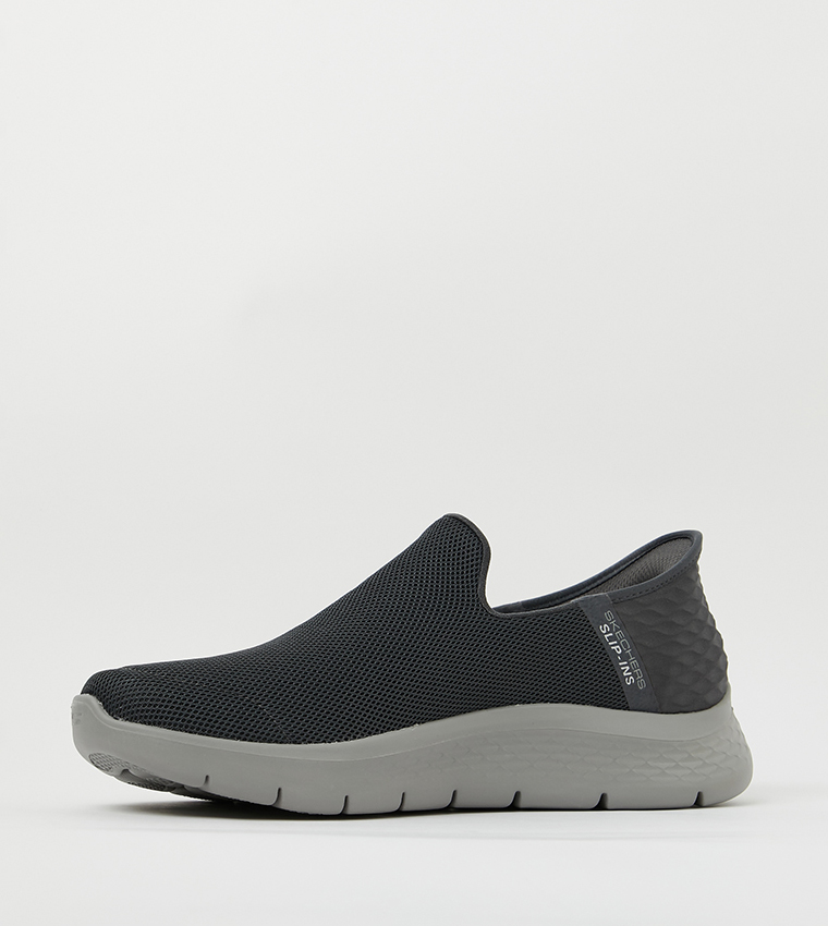 Buy Skechers GO WALK FLEX Slip On Walking Shoes In Grey