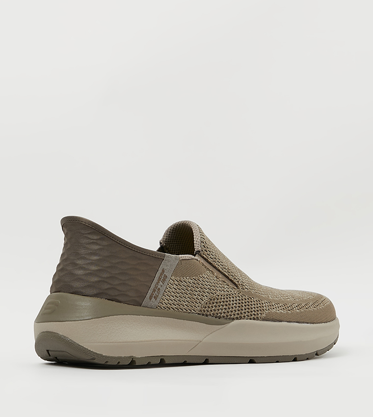 Buy Skechers NEVILLE ROVELO Casual Slip On Shoes In Taupe