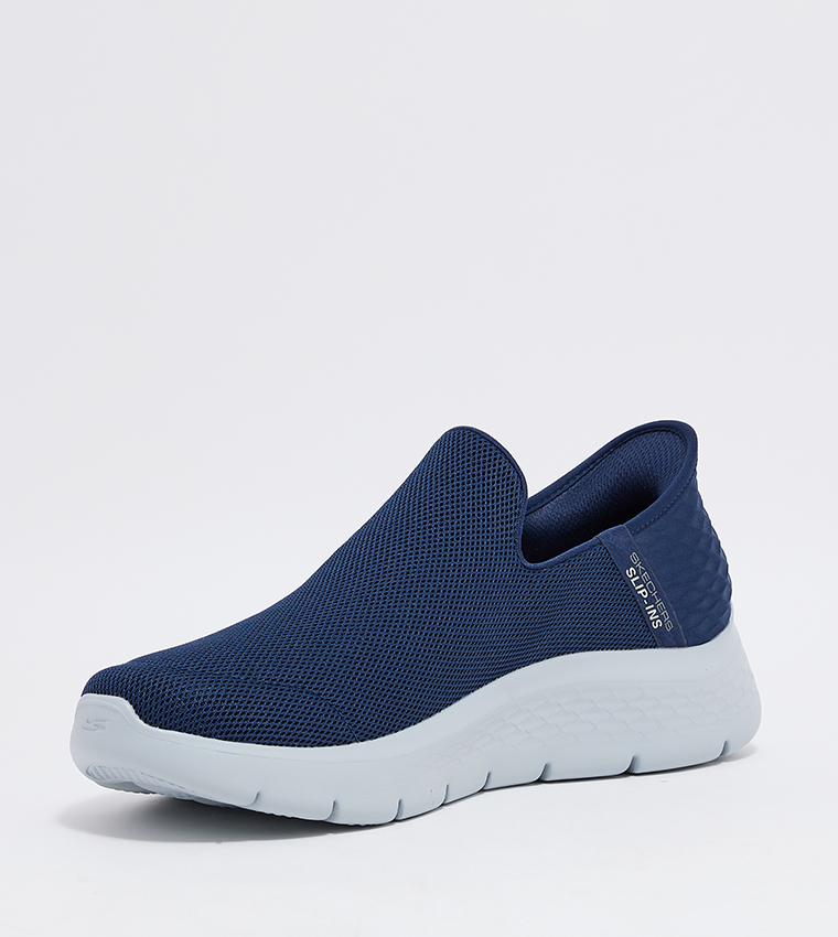 Mesh Detail Slip-On Shoes