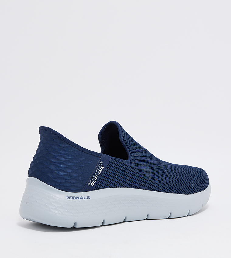 Mesh Detail Slip-On Shoes