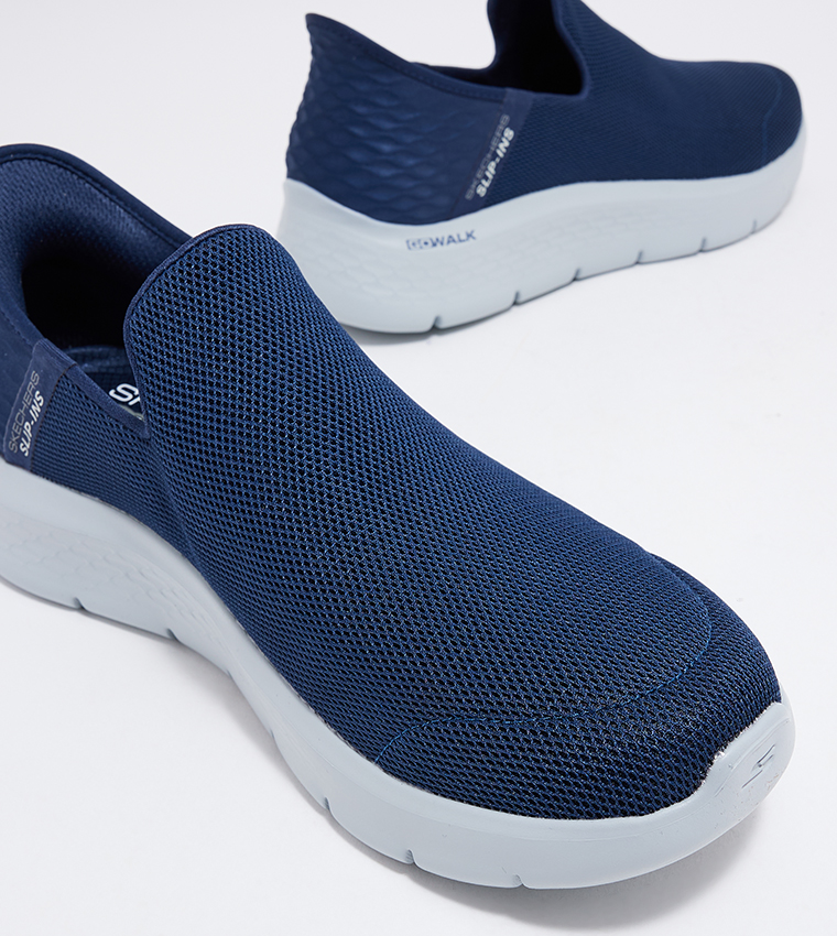 Mesh Detail Slip-On Shoes