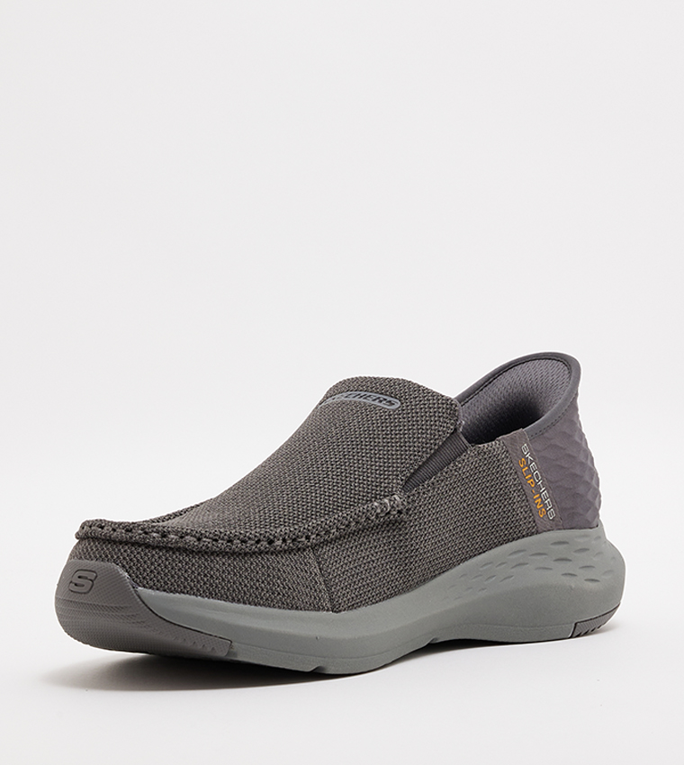 Buy Skechers PARSON RALVEN Slip On Shoes In Grey | 6thStreet Saudi Arabia