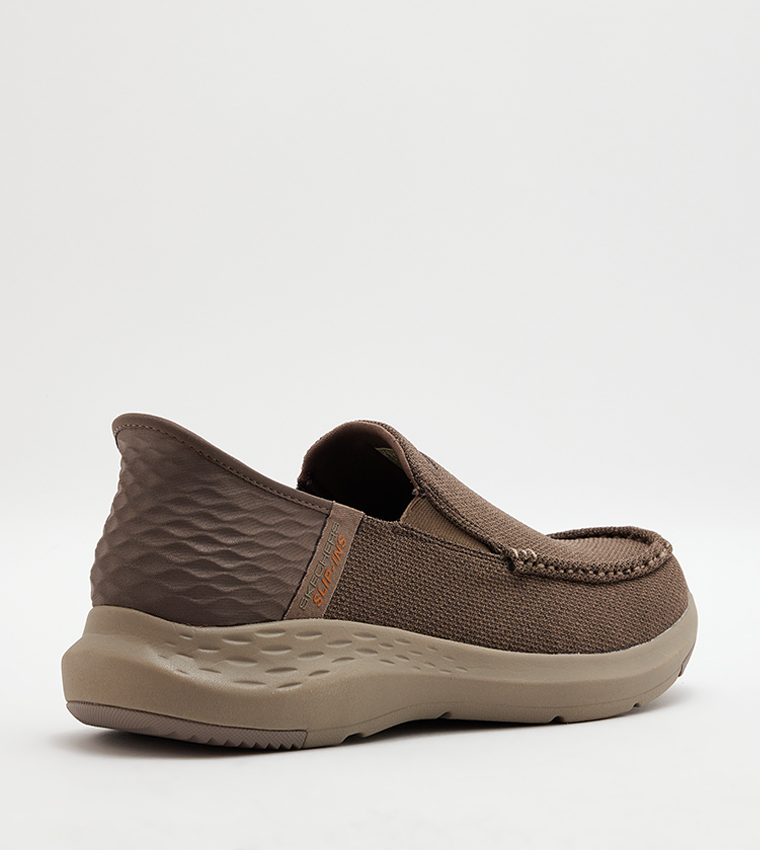 Buy Skechers PARSON RALVEN Slip On Shoes In Taupe | 6thStreet Saudi Arabia