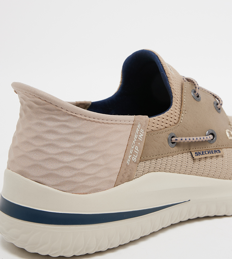 Buy Skechers DELSON Slip On Shoes In Taupe 6thStreet UAE