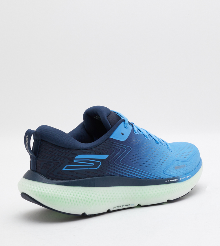 Buy Skechers RIDE 11 Lace Up Running Shoes In Blue | 6thStreet 