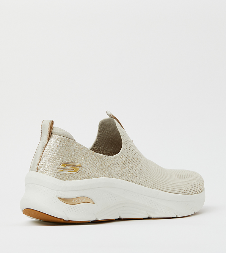 ARCH FIT D'LUX Textured Slip-On Walking Shoes