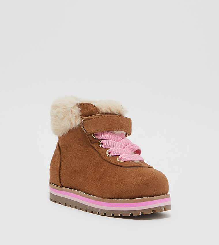 Tan boots toddler clearance girl