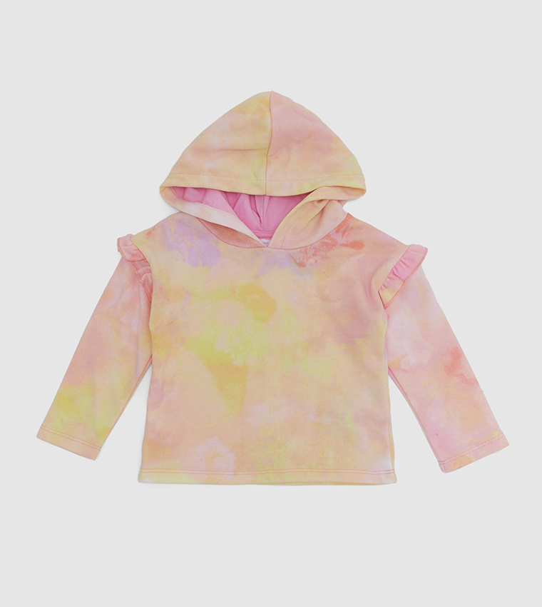 Tie & Dye Hooded 2-Piece Clothing Set