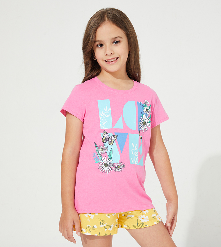 Printed Short Sleeves Casual T-Shirt