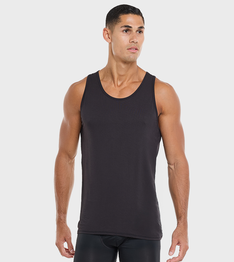 Pack of 3 Solid Vests