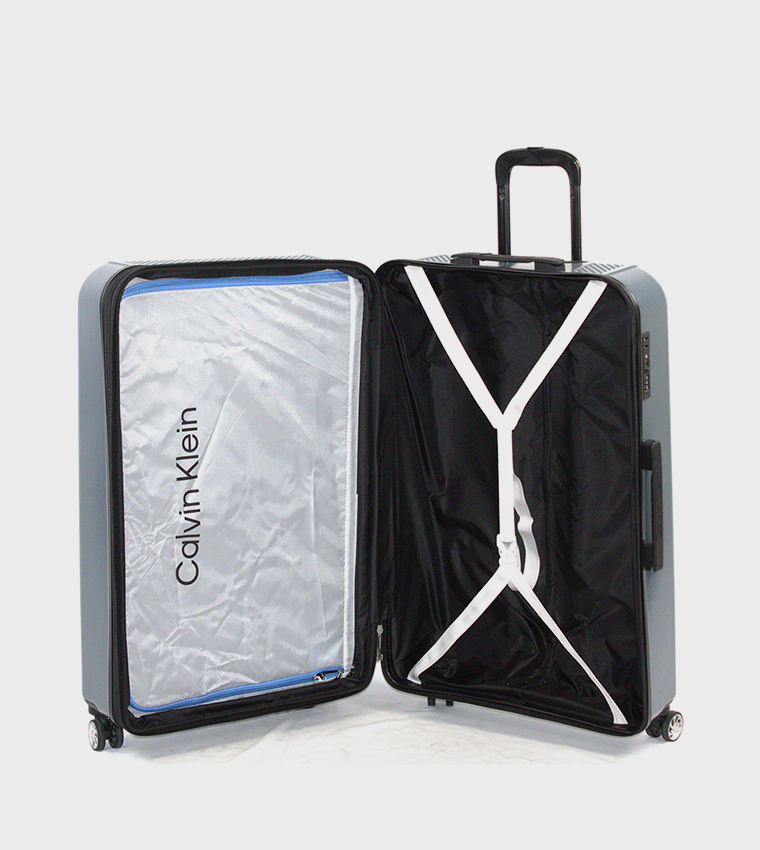 Est. In NYC Hard Shell Spinner Luggage Trolley Bag with TSA Lock - 28" (Large)