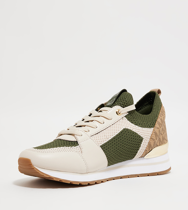 BILLIE Lace Up Knit Sneakers