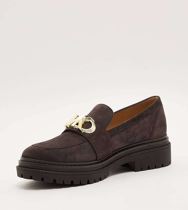 PARKER Monogram Detail Platform Loafers