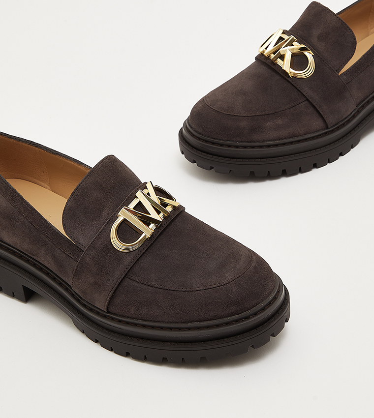 PARKER Monogram Detail Platform Loafers