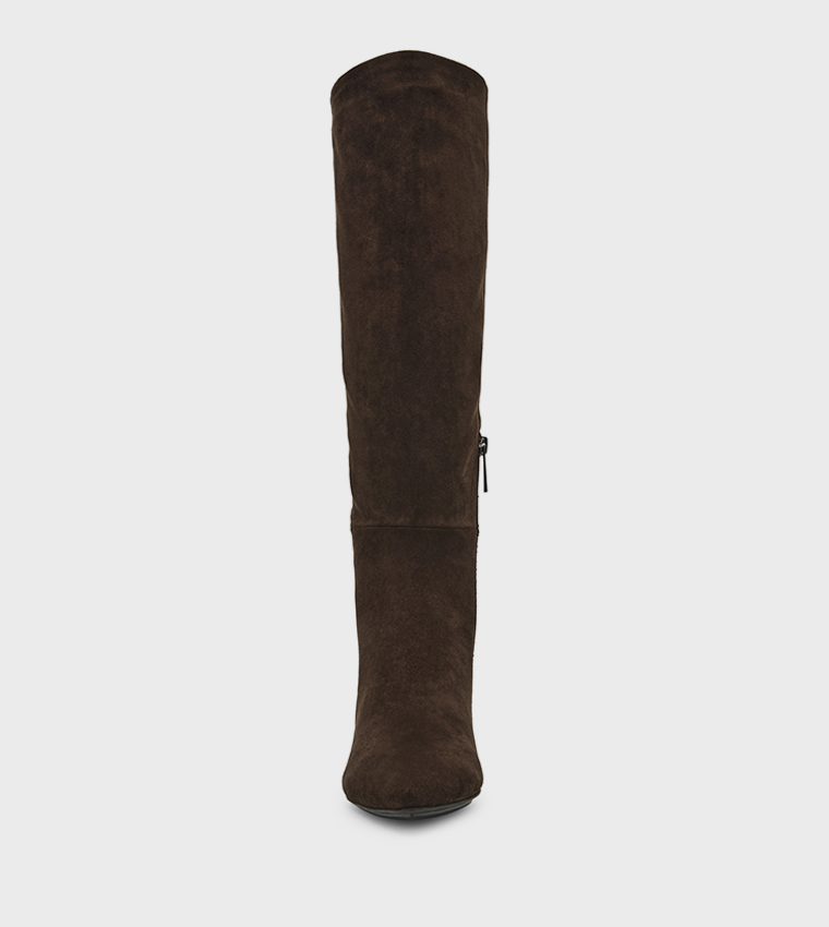 AKRENE Pointed Toe Knee High Boots