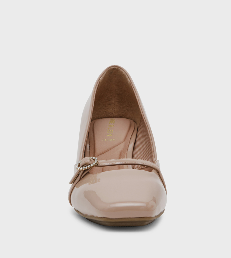 AKLAURAL Block Heel Pumps