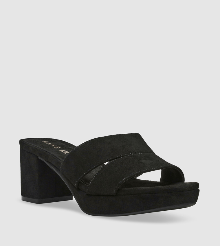 PALMER Suede Platform Heel Sandals