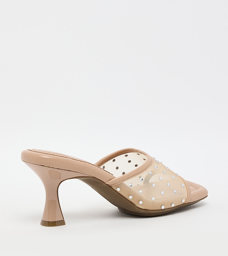 JULIE Embellished Heel Sandals