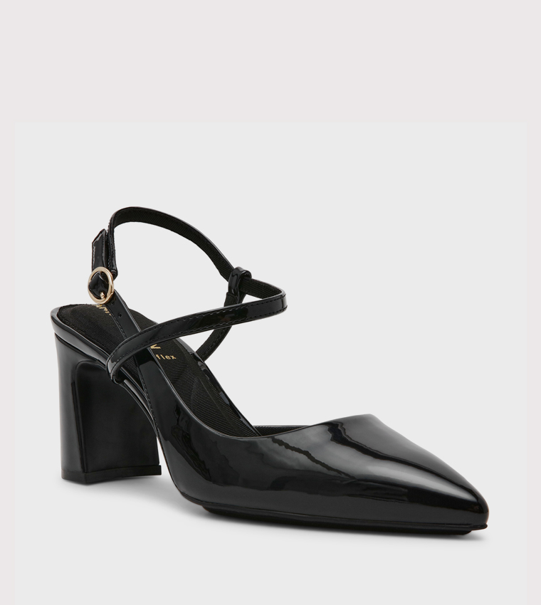 BLISS Pointed Toe Slingback Pumps