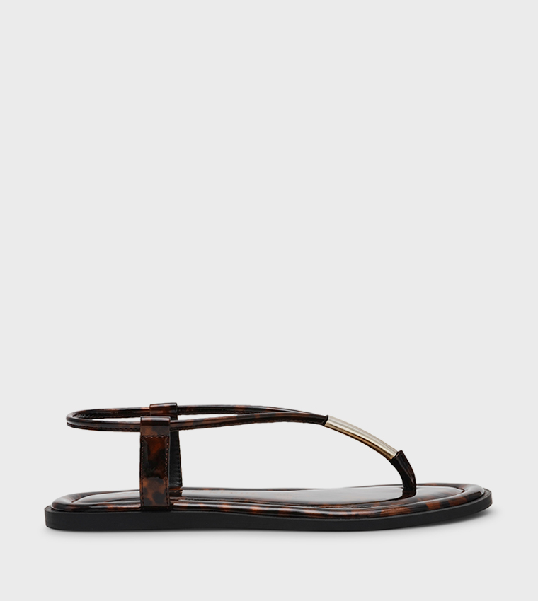 KYLIAN Thong-Strap Flat Sandals