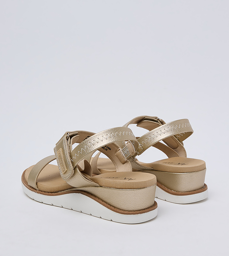 LUCINDA Velcro Closure Wedges