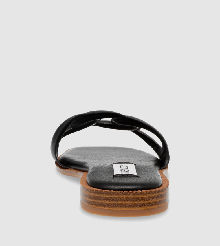 STASH Open Toe Flat Sandals