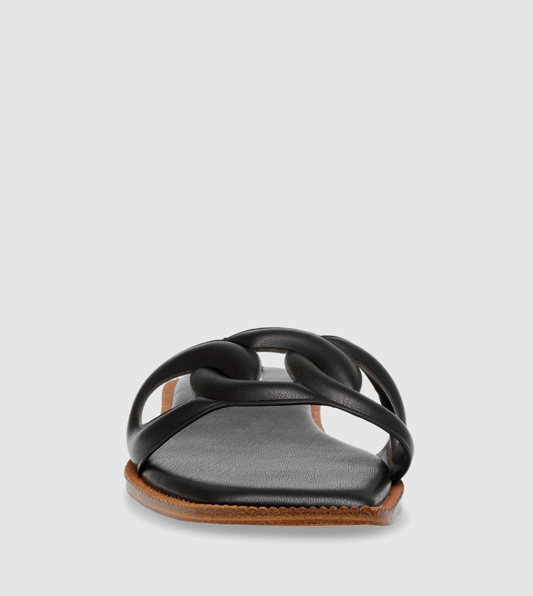 STASH Open Toe Flat Sandals