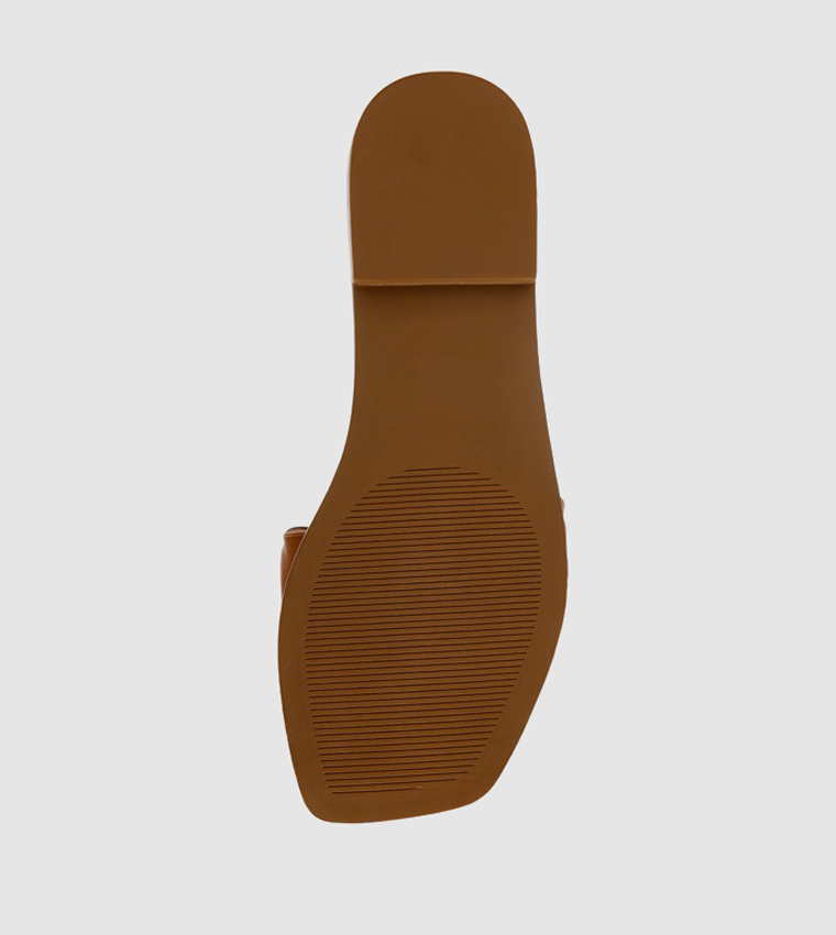 STASH Open Toe Flat Sandals