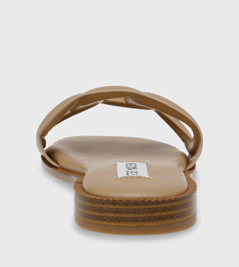 STASH Open Toe Flat Sandals
