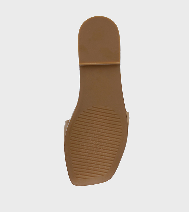 STASH Open Toe Flat Sandals