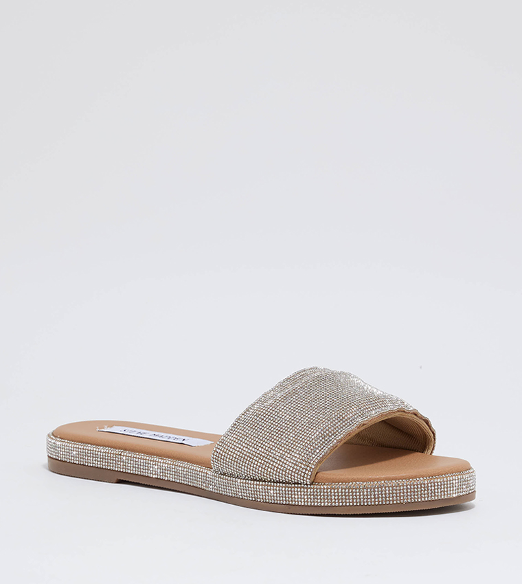 ALTERED Embellished Slide Sandals
