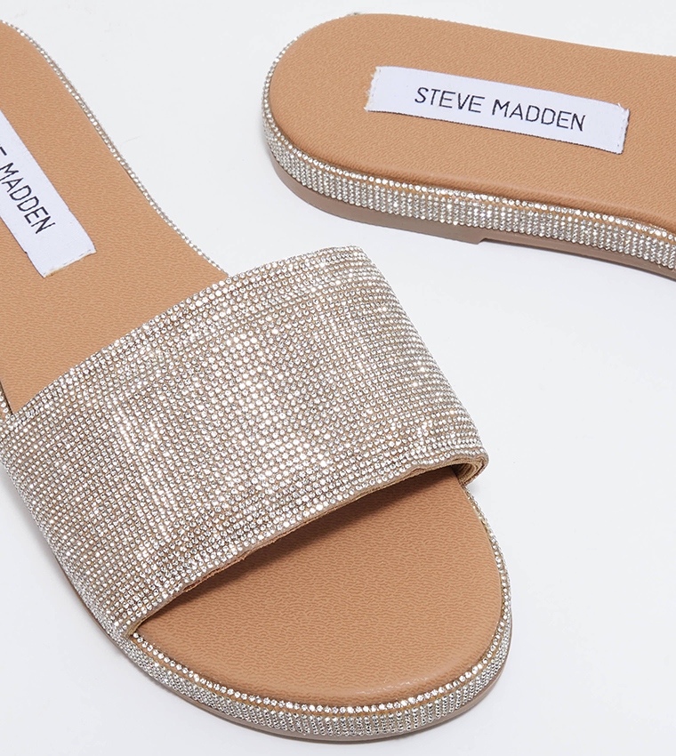 ALTERED Embellished Slide Sandals