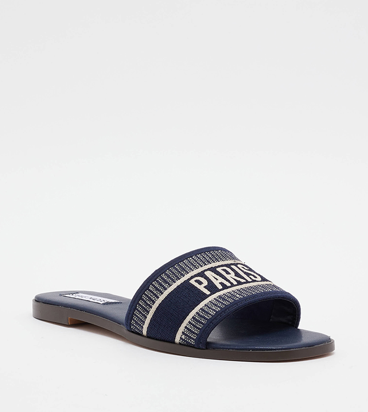 Steve madden sale navy sandals