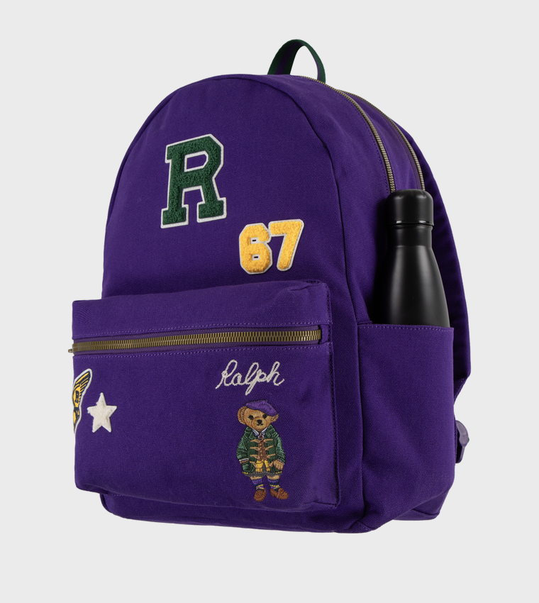 RLAN Embroidered Zippered Backpack