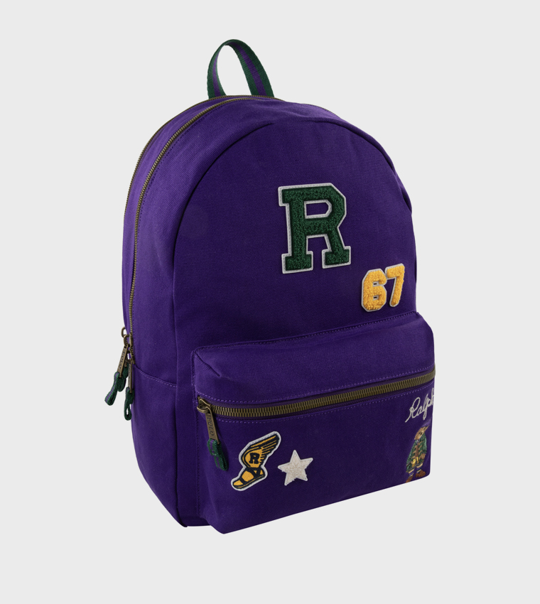 RLAN Embroidered Zippered Backpack