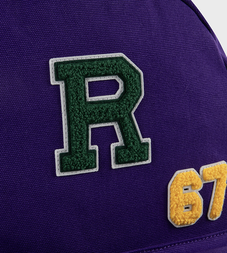 RLAN Embroidered Zippered Backpack