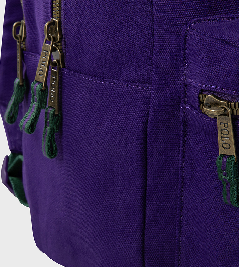 RLAN Embroidered Zippered Backpack