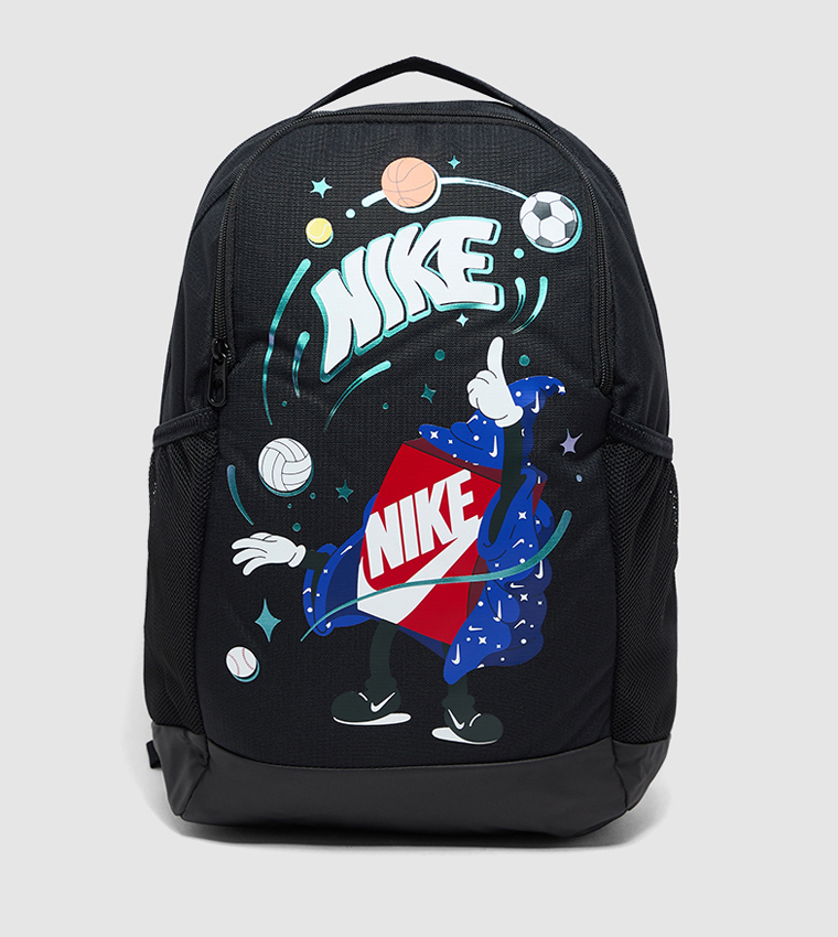 Brasilia Logo Printed Backpack, 18L