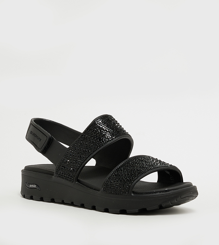 ARCH FIT FOOTSTEPS Embellished Comfort Sandals