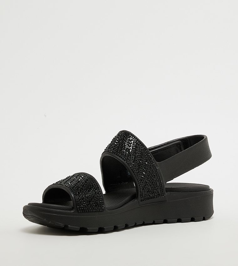 ARCH FIT FOOTSTEPS Embellished Comfort Sandals