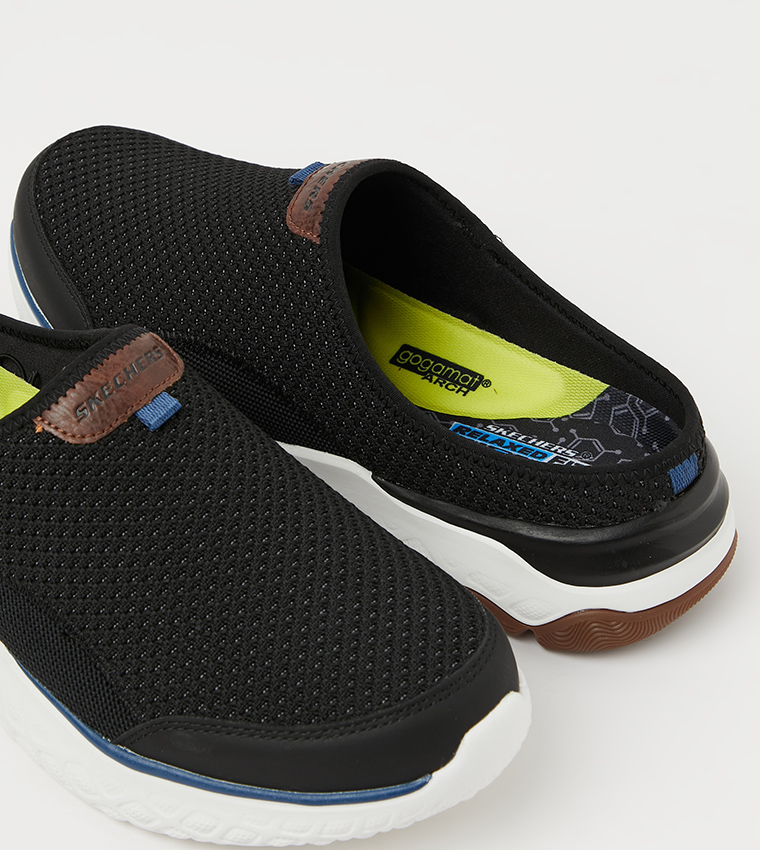 BISMARK Textured Logo Detail Clogs