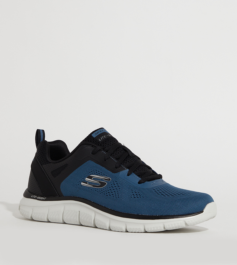 TRACK Color Block Lace Up Training Shoes