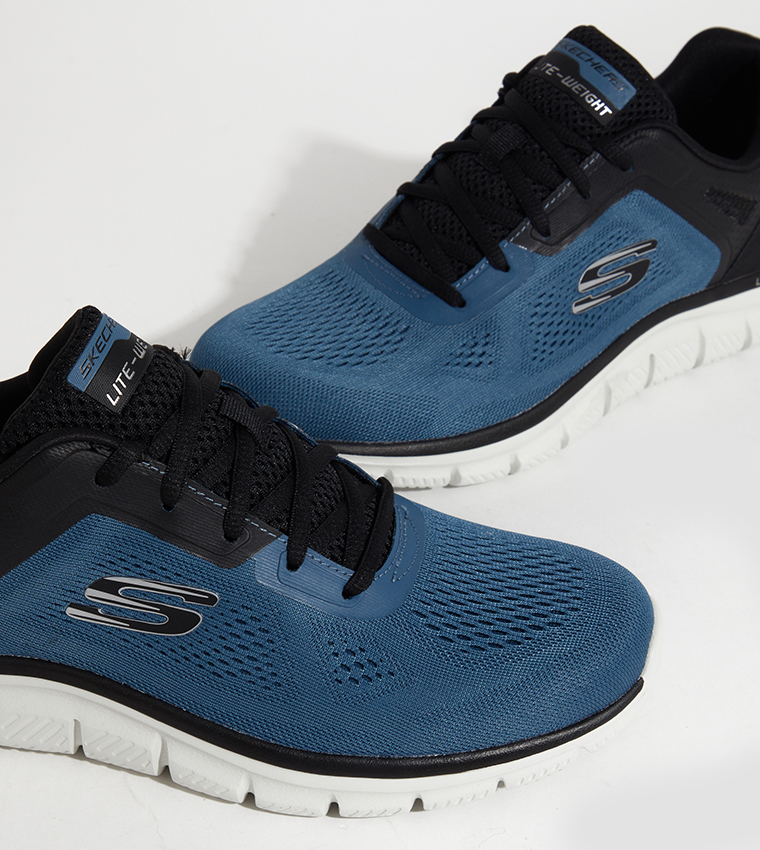 TRACK Color Block Lace Up Training Shoes