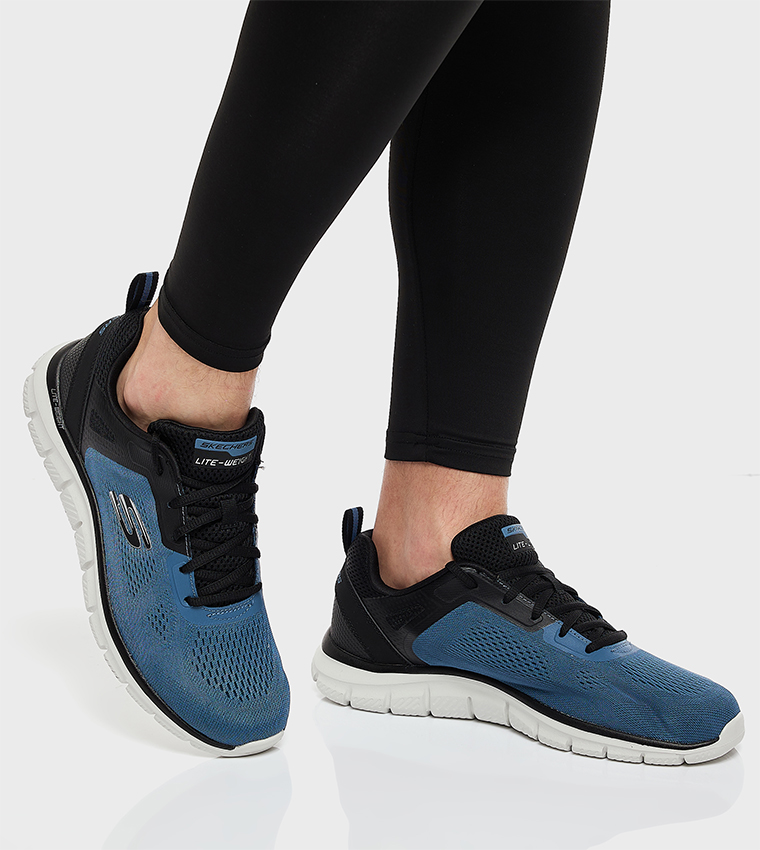TRACK Color Block Lace Up Training Shoes