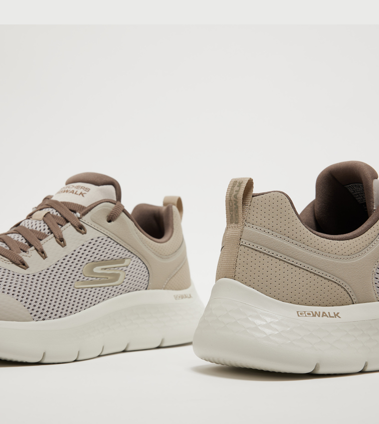 GO WALK FLEX Logo Detail Shoes