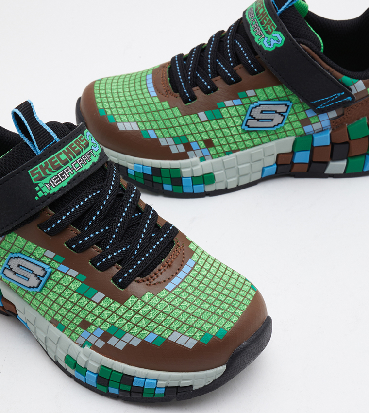 Buy Skechers MEGA CRAFT Velcro Sneakers In Green 6thStreet UAE
