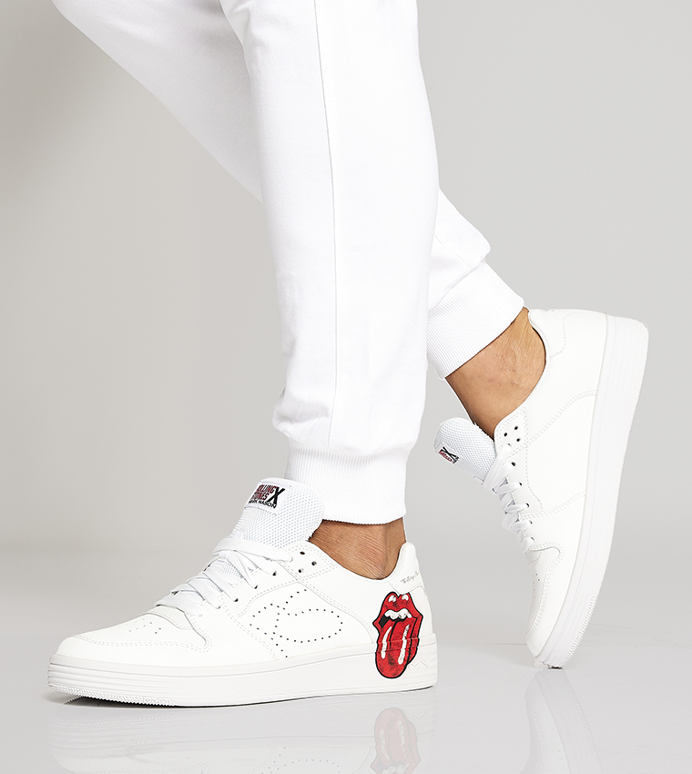 PALMILLA Printed Lace-Up Sneakers